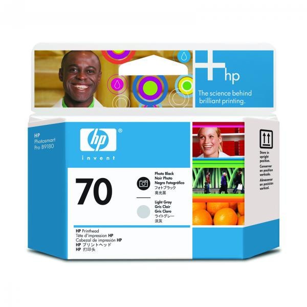 E-shop HP originálna tlačová hlava C9407A, No.70, photo black/light grey, HP Photosmart Pro B9180, Designjet Z2100, Z3100