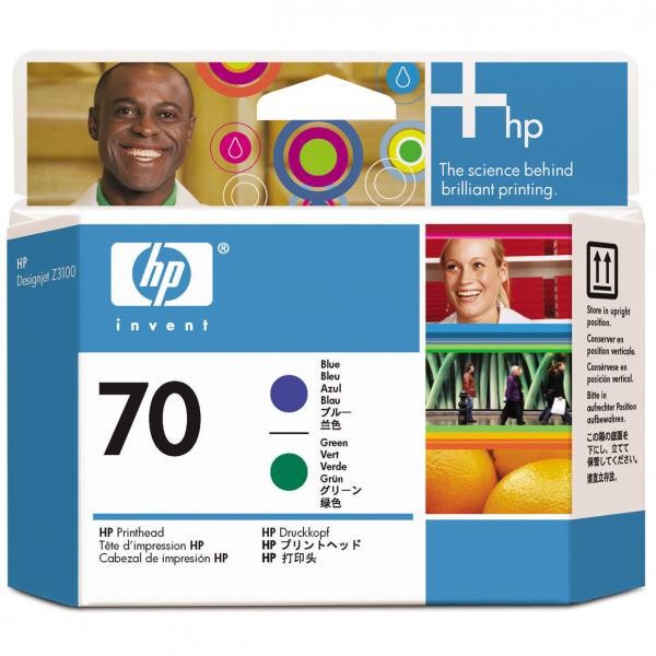E-shop HP originálna tlačová hlava C9408A, HP 70, blue/green, HP DesignJet Z3100