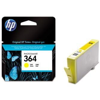 HP originální ink blistr, CB320EE#301, No.364, yellow, 300str., HP Photosmart B8550, C5380, D5460
