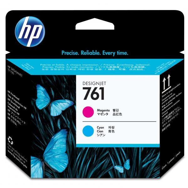 E-shop HP originálna tlačová hlava CH646A, magenta/cyan, HP 761, HP DesignJet T7100