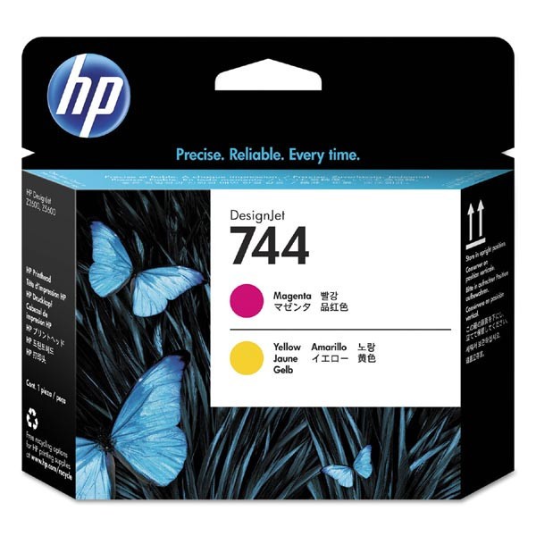 E-shop HP originálna tlačová hlava F9J87A, No.744, magenta/yellow, HP DesignJet Z5600, DesignJet HD Pro MFP