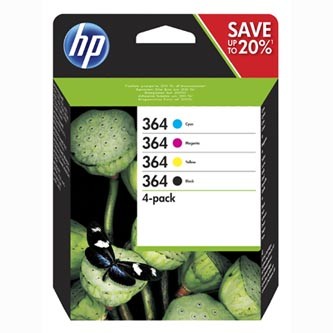 E-shop HP originálna cartridge blistr, N9J73AE#301, No.364 Combo pack, CMYK, HP Combo-pack,B8550,C5380,D5460