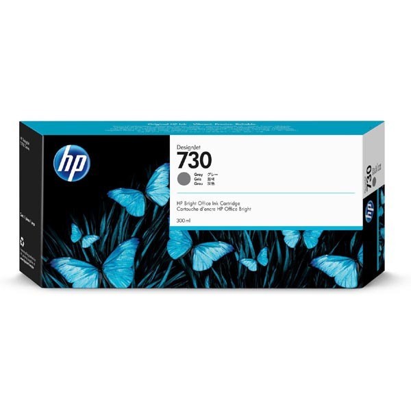 HP 730 P2V72A sivá (gray) originálna cartridge