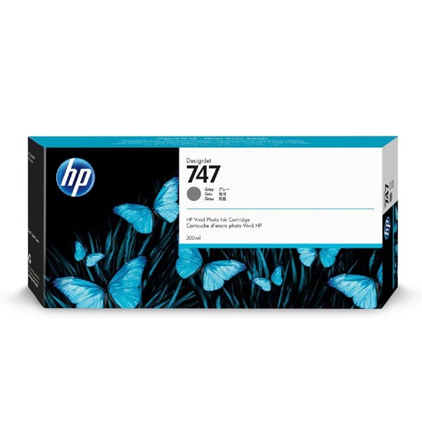 HP 747 P2V86A šedá (gray) originální cartridge