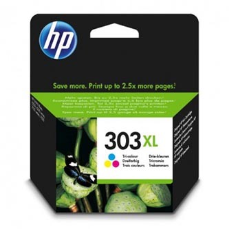 HP 303XL T6N03AE farebná (color) originálna cartridge.
Originálna cartridge = záruka priamo od výrobcu tlačiarne
100 % použitie v tlačiarni - spoľahlivá a bezproblémová tlač
Použitím originálnej náplne predlžujete životnosť tlačiarne
Overená špičková kvalita - jasný a čitateľný text, jemná grafika, kvalitnejšie obrázky
Použitie originálnej kazety ponúka rýchly a vysoký výkon a pritom stabilné výsledky = EFEKTÍVNA TLAČ
Jednoduchá inštalácia a údržba
Zabezpečujeme bezplatnú recykláciu originálnych náplní
Garancia Vašej spokojnosti s použitím našej originálnej náplne

Kód výrobcu: T6N03AE#UUS