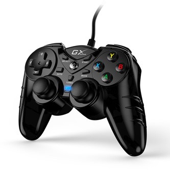 Levně Gamepad Genius GX Gaming GX-17UV, 17tl., USB/PS3, černý