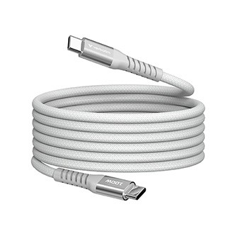 Verbatim 31854 USB kabel USB C samec - USB C samec, 100W, 1.2m, magnetický, šedý, box