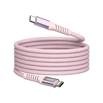 Verbatim 31857 USB kabel USB C samec - USB C samec, 100W, 1.2m, magnetický, růžový, box