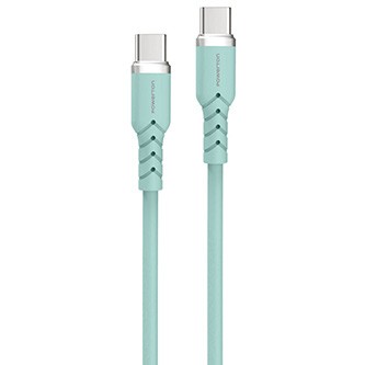 Powerton ENERGY PASTEL EDITION USB-C Cable, 60W, 1m, silicone, mint