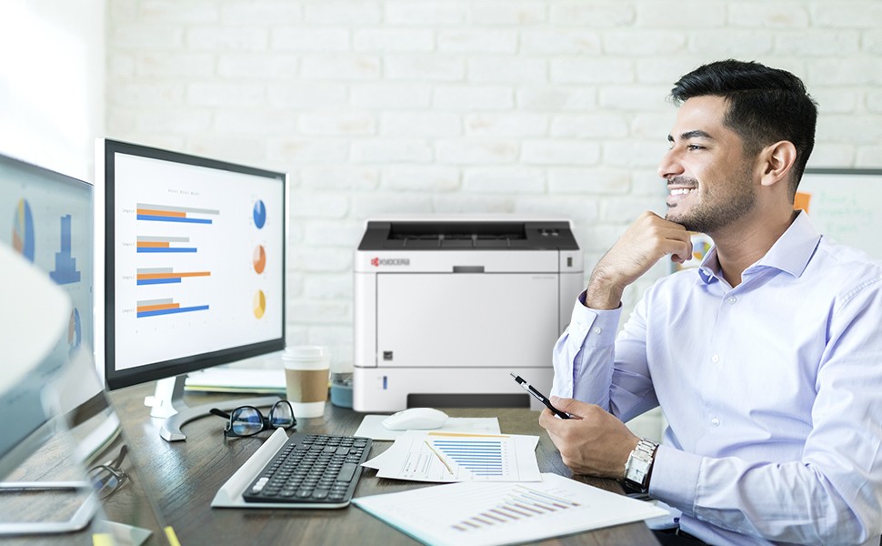 Kyocera ECOSYS PA5500x laserová tlačiareň.
 Vlastnosti laserovej tlačiarne Kyocera ECOSYS PA5500x:
Prepis a šifrovanie dát, Trusted Platform Module, Secure Boot a Run Time Integrity Check, S/MIME a TLS 1.3.
Až 6 spôsobov vstupu papiera pre max.
Posilnenie väzby s aplikáciou Microsoft Universal Print
Voliteľný pevný disk SSD so sadou pre zabezpečenie dát
Šetrná k životnému prostrediu: obsahuje komponenty s dlhou životnosťou, nízka spotreba energie
Rýchlosť tlače až 55 strán A4 za minútu
Čiernobiela tlač
Automatická obojstranná tlač

Obsah balenia: Tlačiareň Kyocera ECOSYS PA5500x, štartovací čierny toner (kapacita na 6000 strán), napájací kábel
 
!