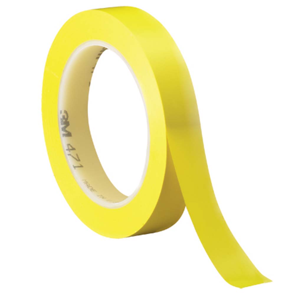 Levně 3M 471 PVC lepicí páska, 12 mm x 33 m, žlutá