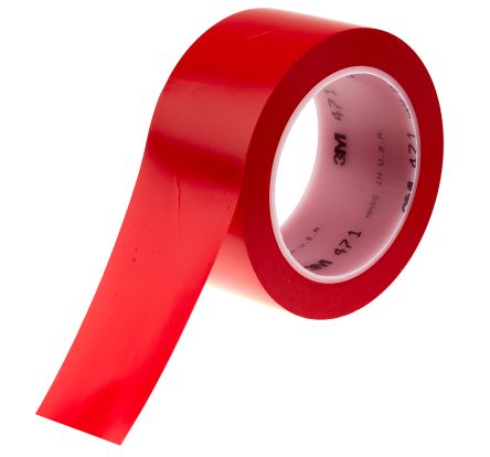 Levně 3M 471 PVC lepicí páska, 50 mm x 33 m, červená