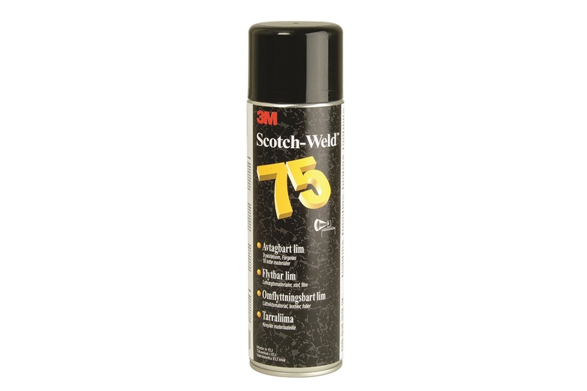 Levně 3M 75 Scotch-Weld™, přemístitelné lepidlo ve spreji, 500 ml