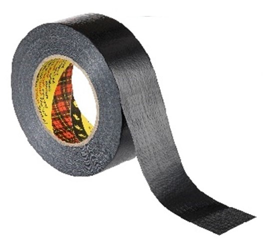 Levně 3M 2904 Silná univerzální textilní páska, černá, 48 mm x 50 m