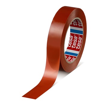 Levně Tesa 4287, oranžová strapping páska, 15 mm x 66m