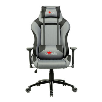 Herní židle Red Fighter C3, šedá, odnímatelné polštářky