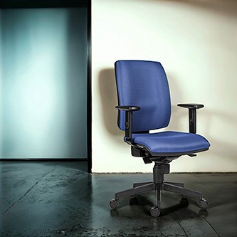 Powerton ERGO HANA Kancelářské ergonomické křeslo, Modré.