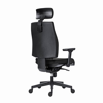 Powerton ERGO JANA Kancelářské ergonomické křeslo, Černé.
