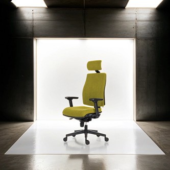 Powerton ERGO JANA Kancelářské ergonomické křeslo, Zelené.