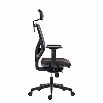 Powerton ERGO TINA Kancelářské ergonomické křeslo, Šedé.