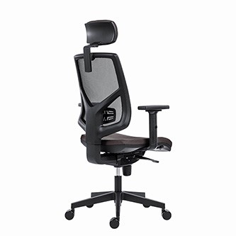 Powerton ERGO TINA Kancelářské ergonomické křeslo, Šedé.