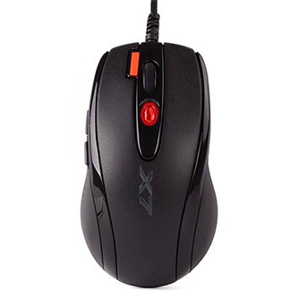 A4Tech X7 X89 Wired Mouse, Black, 2000 DPI