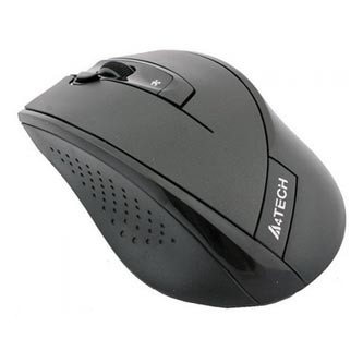 A4Tech Myš G9-730FX-1, 2000DPI, 2.4 [GHz], optická, 4tl., bezdrátová, černá, 1 ks AA, klasická, V-Track