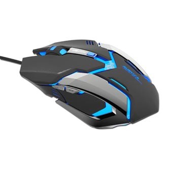 Levně E-blue Myš Auroza Gaming, 4000DPI, optická, 6tl., drátová USB, černá