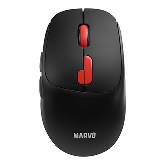 Myš bezdrátová, Marvo M809W, černá, optika, 1600DPI