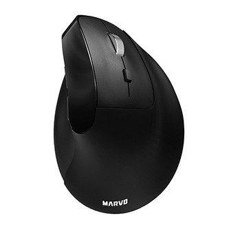 Levně Marvo HIPO Myš bezdrátová, černá, 1600DPI