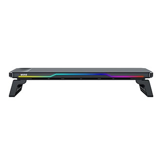Podstavec pod monitor, DZ-02, 3x USB-A,1x USB-C, černý, 20 kg nosnost, Marvo
