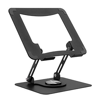 Powerton Powerton ERGO ANGULO rotating foldable laptop stand, black