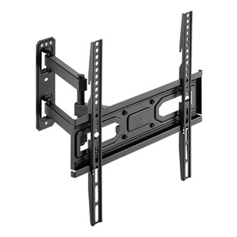 Levně Polohovatelný držák TV LPA78-443, 32"-55", 35 kg max, 100x100 - 400x400 VESA, 63mm-358mm, černý