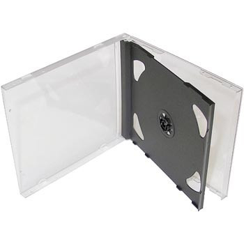 Levně BOX na 2CD černý tray