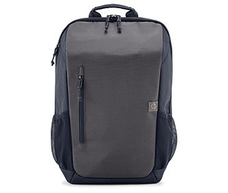 HP 15.6" laptop backpack, HP Travel, gray polyester, HP