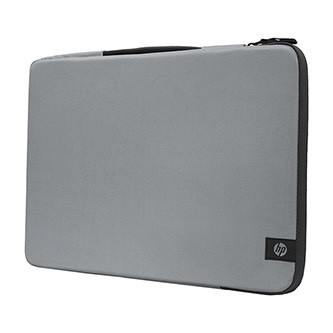 13-14" Laptop Sleeve, Protective Meteor Silver 13-14 Laptop Sleeve, Meteor Silver made of 100% polyester, HP
