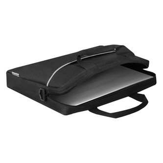 Taška na notebook 15,6", Lite, čierna z polyesteru, Defender