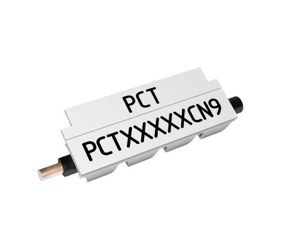 Partex PCT20012CN9, 1,8-2,5mm, 12mm, bílá, 1400ks, kontinuální nacvakávací profil