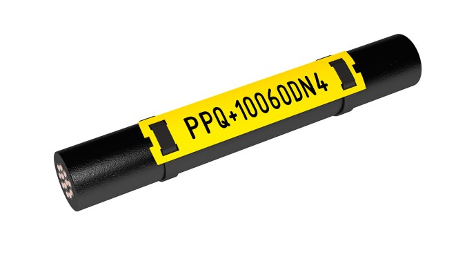 Levně Partex Partex PPQ+10040DN4, žlutá, 10x40mm, 500ks, PPQ+ štítek