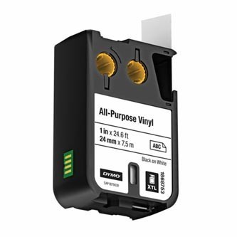 Dymo 1868753, 24mm x 7m, čierna tlač/biely podklad, originálna páska.
Originálna kazeta s páskou = záruka náplne priamo od výrobcu tlačiarne štítkov
100% použitie so štítkovačom Dymo - bezproblémové fungovanie
Originálne samolepiace pásky Dymo XTL zaručujú veľmi jednoduchú aplikáciu
Overená špičková kvalita - čitateľný a ostrý text
Pásky sú odolné proti vode, UV žiareniu, oderu alebo extrémnym teplotám
Originálne pásky Dymo XTL zaručujú jednoduchú a rýchlu výmenu
Ideálne do kancelárie aj domácnosti
Garancia Vašej spokojnosti s použitím našej originálnej náplne

Kód výrobcu: 1868753