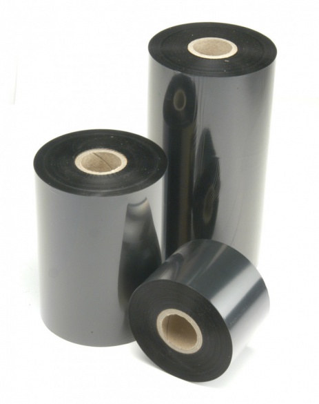 Levně TTR páska, vosková (wax), 59mm x 74m, 1/2", OUT, černá