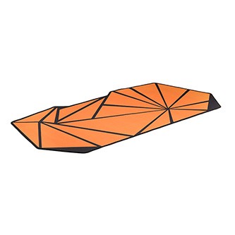 Powerton Powerton LIFE FURIA Gaming Mouse Pad, with non-slip underside, orange