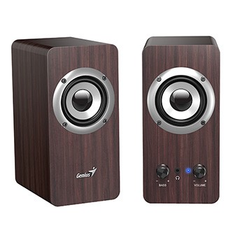 Genius reproduktory SP-HF400, 10W, hnědé