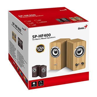 Genius reproduktory SP-HF400, 10W, hnědá