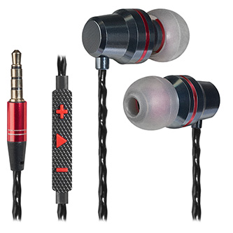 Levně Defender Tanto, sluchátka s mikrofonem, ovládání hlasitosti, černá, 2.0, špuntová, 3.5 mm jack