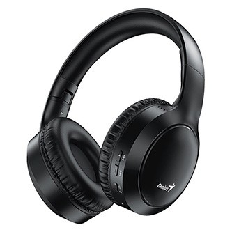 Genius Genius HS-800BT headphones with microphone, wireless, black, Bluetooth