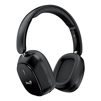 Genius HS-820BT sluchátka s mikrofonem, bezdrátová, černá, bluetooth