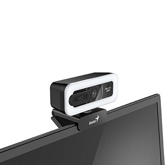 Genius FaceCam Light Webkamera, černá LED světlo