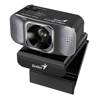 Levně Genius Full HD Webkamera FaceCam Quiet, 1920x1080, USB 2.0, černá, Windows 7 a vyšší, FULL HD, 30 FPS