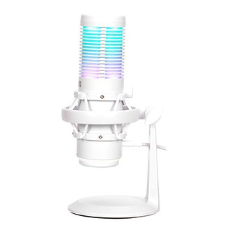 Marvo, herní/streamovací mikrofon, BLAST 60 White, bílý, RGB podsvícení, vstup pro sluchátka.